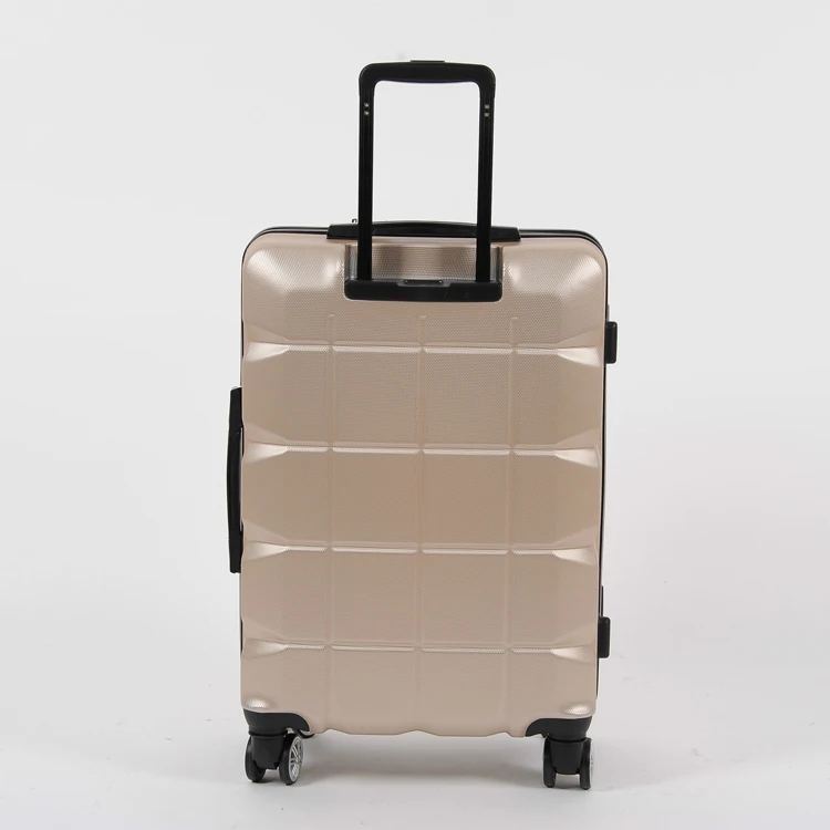 Factory OEM 360 degree spinner 4X2 airplane wheel carry on 20 24 28 inch TSA lock hard 3PCS ABS  trolley suitcase luggage set