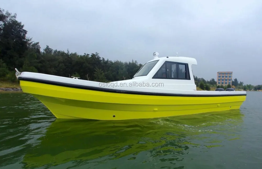  2016 Новая лодка для рыбалки PANGA BOAT 30C (лодка FRP с кабиной
