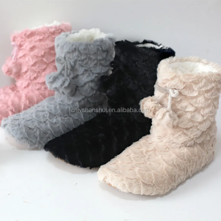 
multi-color choose winter warm female house indoor slipper boot 