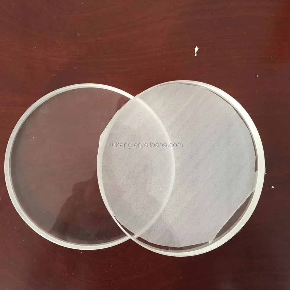 High Temperature tempered borosilicate glass for level gauge and flow indicator sight glass fitting