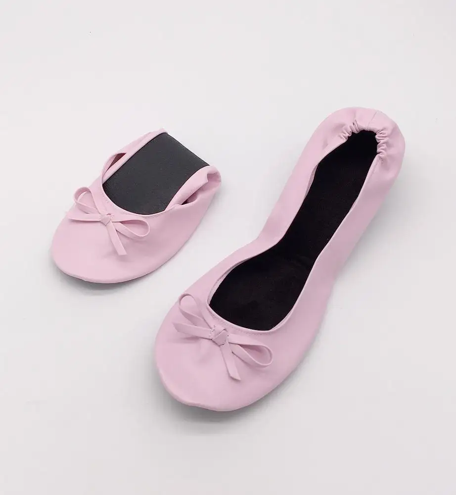 New OEM Design Wholesale Factory Direct Foldable Women Ballerina Flats Shoes