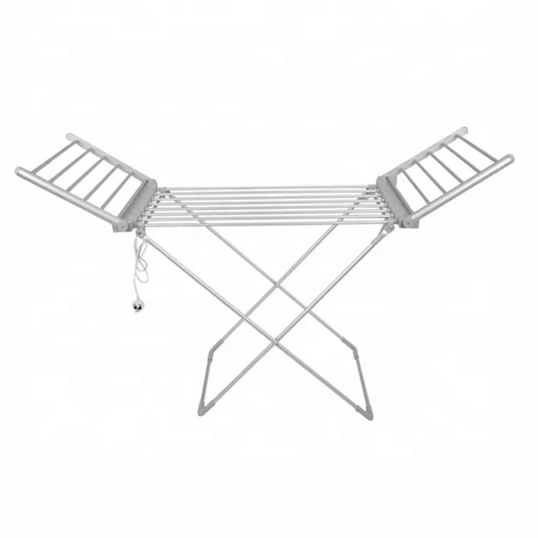 EVIA Folding Clothes Laundry Drying Rack Dryer Hanger Stand Garment Clothes Line Electric