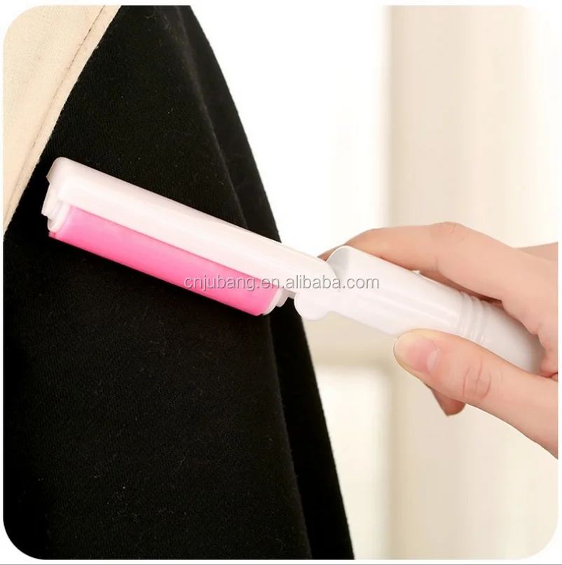Wholesale foldable washable sticky lint roller for dust cloths / cloth sticky roller brush