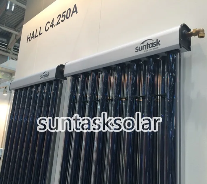 Suntask 50% Higher Power Output Heat Pipe Vacuum Tube Solar Collector with CPC Reflector (SHC20)