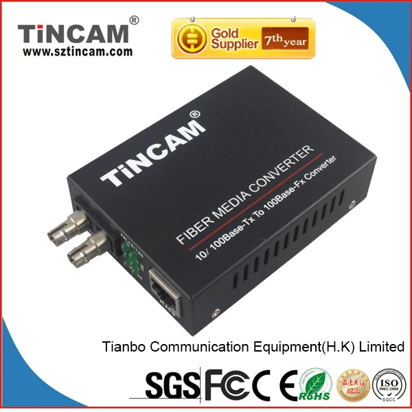 Волоконно-Оптические Media Converter 10/100 Мбит RJ45 Multi-режим 850nm/1310nm/550 М Дуплекс Волокна ST Порт Конвертер