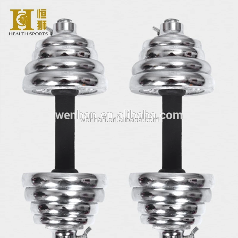 Оптовая продажа, прочные регулируемые гальванизированные спортивные гантели