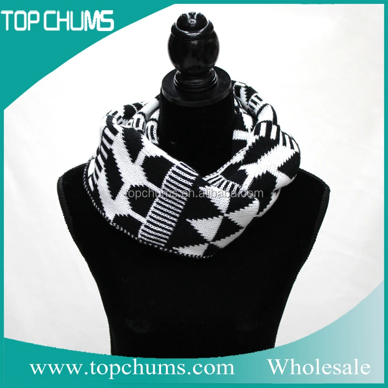 Мода джентльмен Отпечатано зима осень вязать шею ЕВРОПА стиль шарф