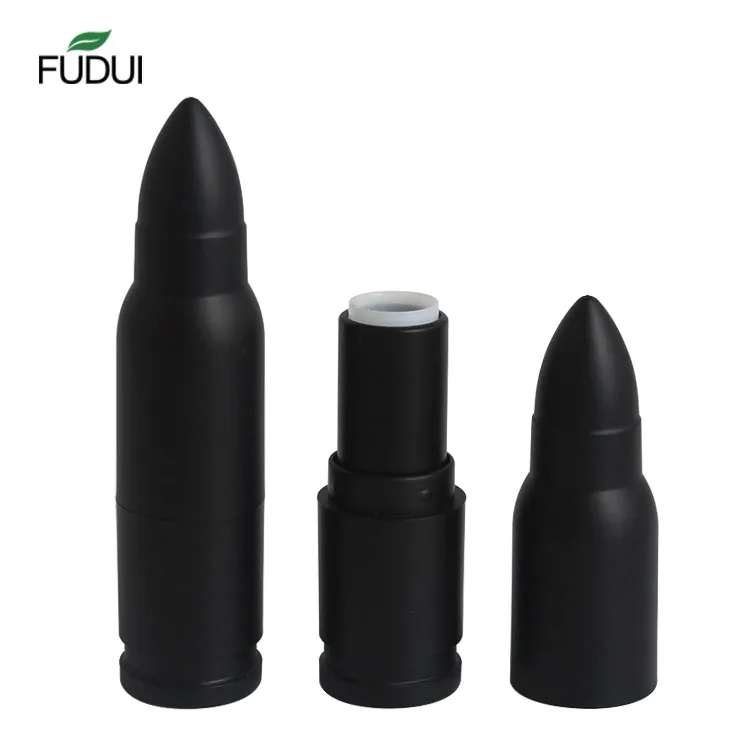 
FUDUI factory round rubber hot cakes overgild glossy Fourze high-class matte High quality now custom bullet empty lipstick tube 