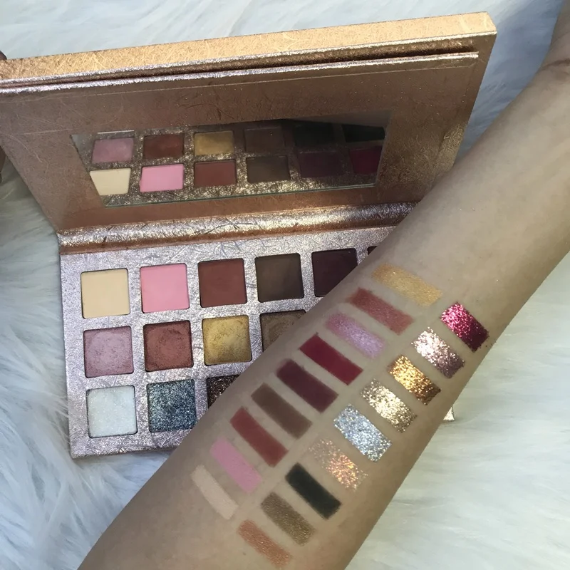 Cosmetics makeup best loose pigments rose gold  private label eyeshadow oem