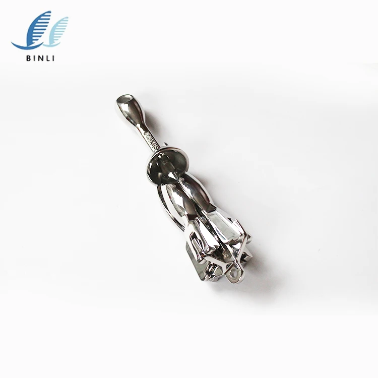 Fashion stainless steel boat accessories folding anker by experienced manufacturer