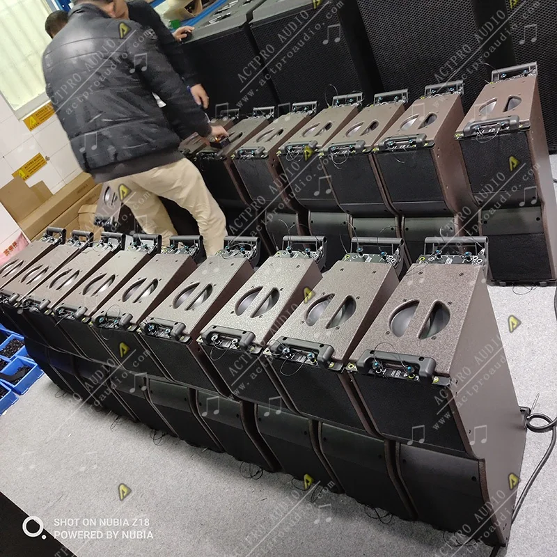 professional audio KR208 line array speaker KR208 double 8 inch mini line array loudspeaker
