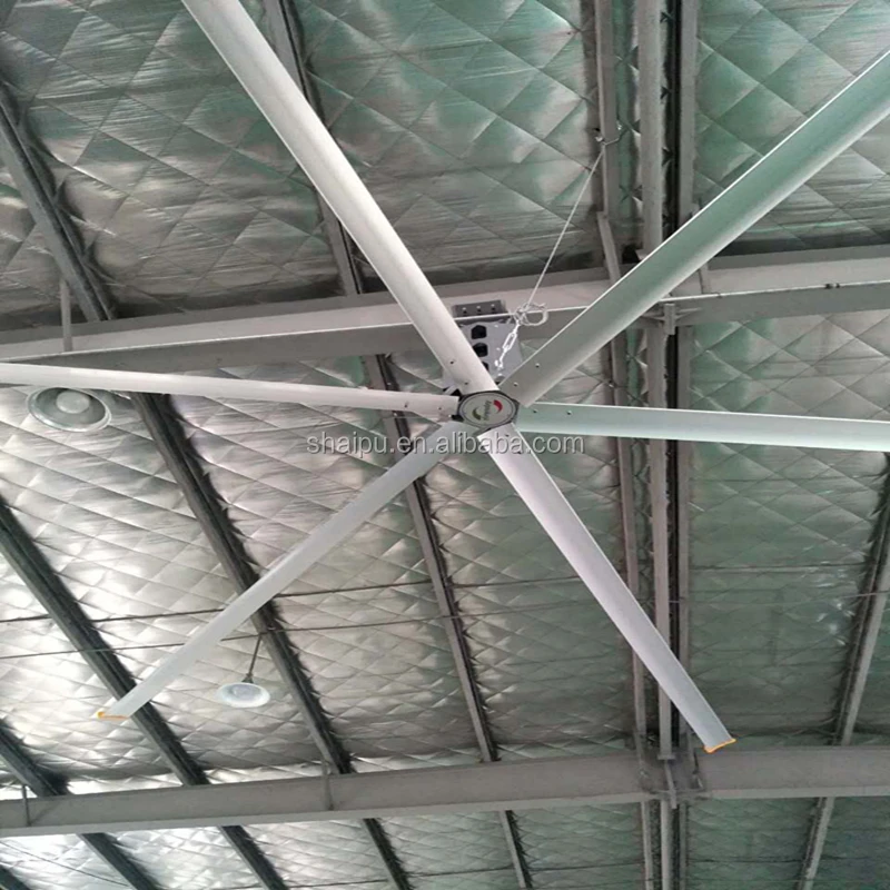 13ft Shanghai Aipu Industrial large HVLS Ceiling Fan factory