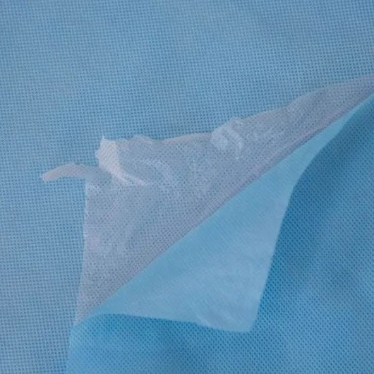 Laminated hydrophilic Non woven fabric for making medical bed sheet