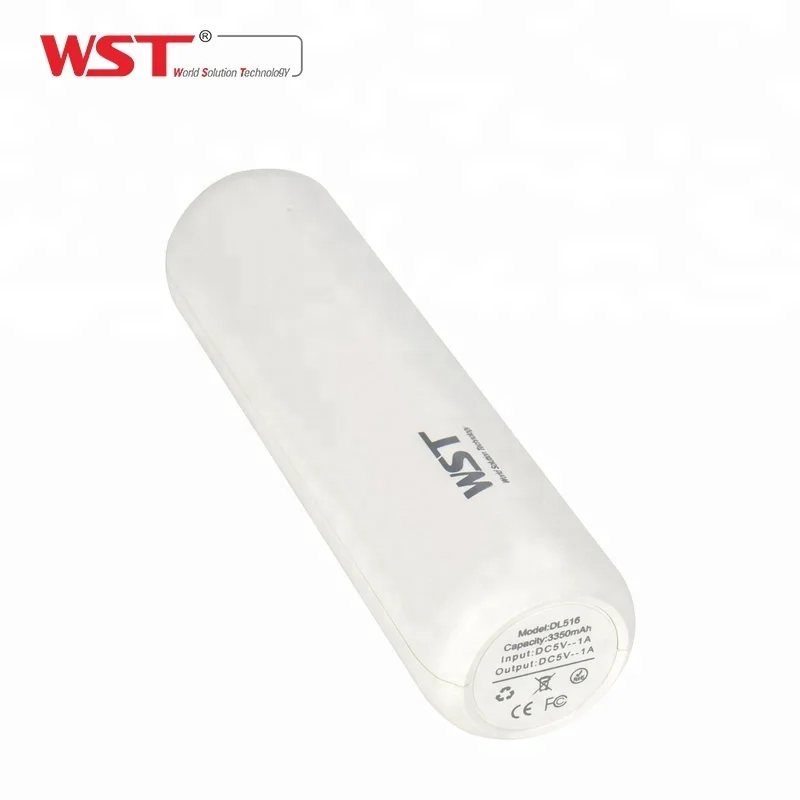 ABS + PC материала 20650 литий-ионная батарея 3350 мАч телефон зарядные устройства пользовательских мощности банки Малый