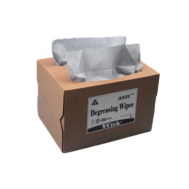 Hight Absorbent 100% Polypropylene Fabric Solvent Wipes
