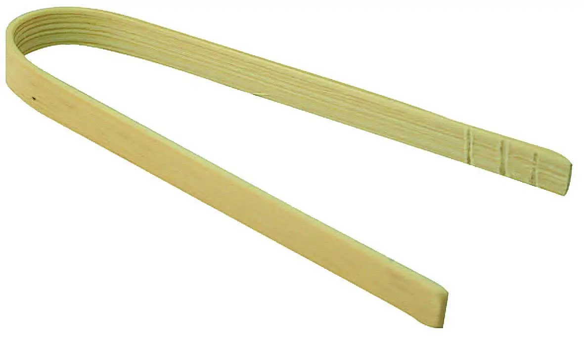 U Shape 100% Natural Bamboo Food Picking Clips Green Disposable Bamboo Tongs with Cheap Price