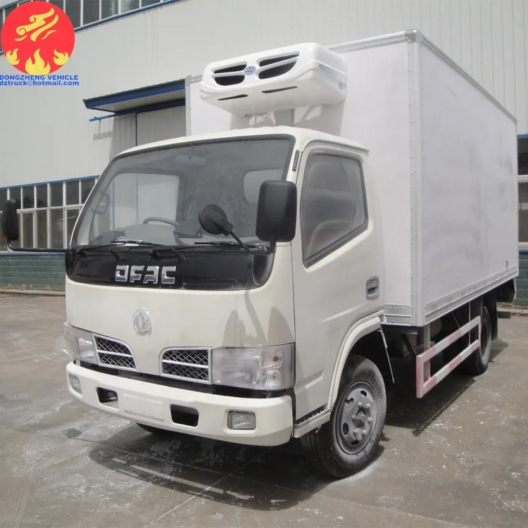 3-5ton RHD freezer van truck, refrigerated box truck, dongfeng freezer van for sale