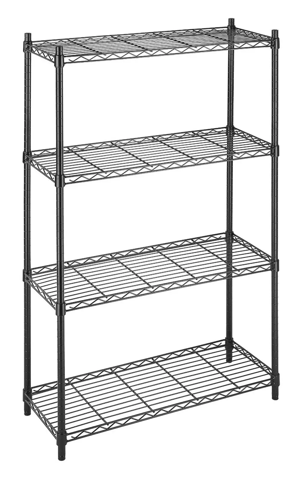 NSF approved household chrome plated wire shelving plastic coated rack counter display