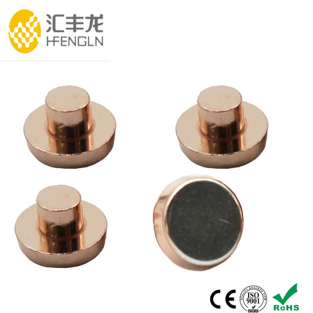 Wall switch accessories Flat AgNi/AgCdO/AgSnO2 fixed Bimetal silver contact point