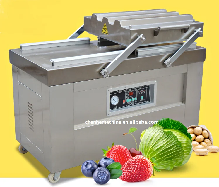 Вакуумная упаковочная машина DZ500/2SB с двумя камерами для пищевых продуктов и масок