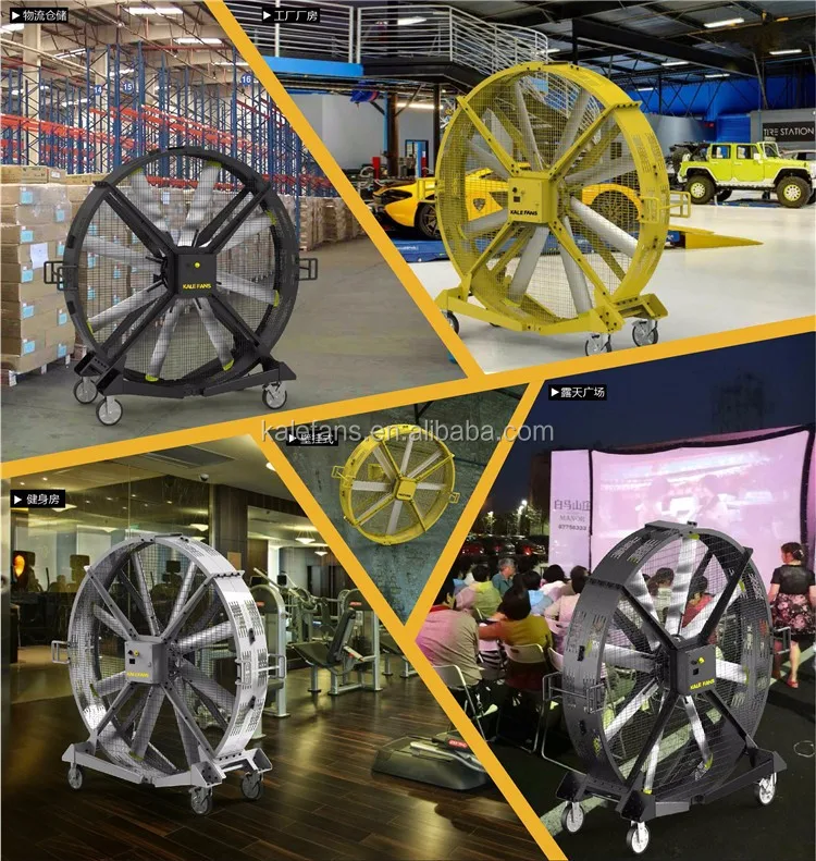 Factory directly sale low watt metal big ceiling fan poultry farm ventilation fans