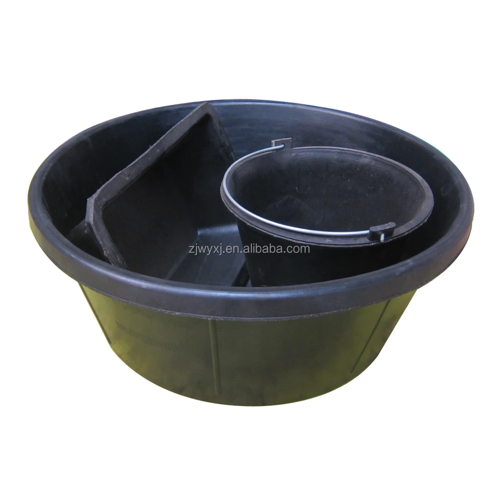 15gallon recycled rubber mixer tub strong buckets
