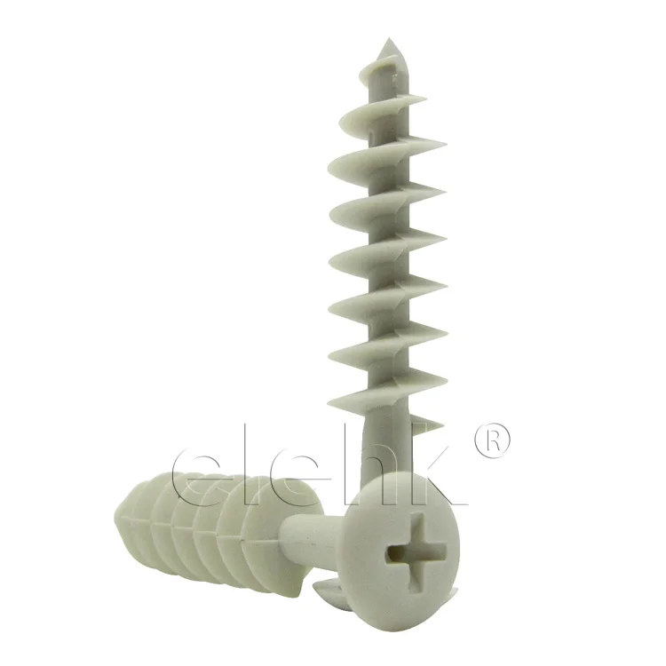 Высококачественные нейлоновые фиксаторы для гипсокартона, пластиковые самосверлильные полые настенные анкеры с краном