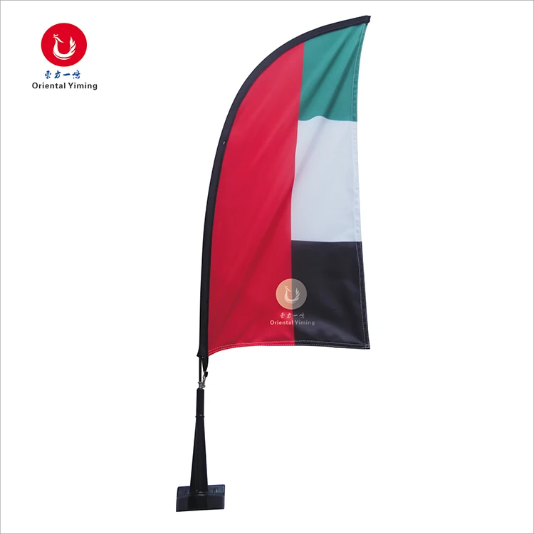 
Custom Made Cheap High Quality Country Car Window Flag Brazil Car Flag With Plastic Pole 