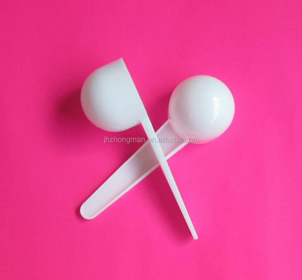 
wholesale custom logo10g plastic measuring spoon, 10g plastic white milk powder baby spoon 