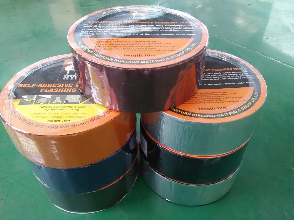 
Self adhesive flashband bitumen wrapping tape waterproofing membrane 