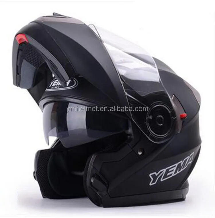 YM-925 Casco para moto manufacturer made German design ABS material with DOT approved helmet flip up modular