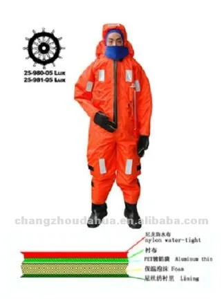 DBF-I Type solas marine Immersion Survival Suit