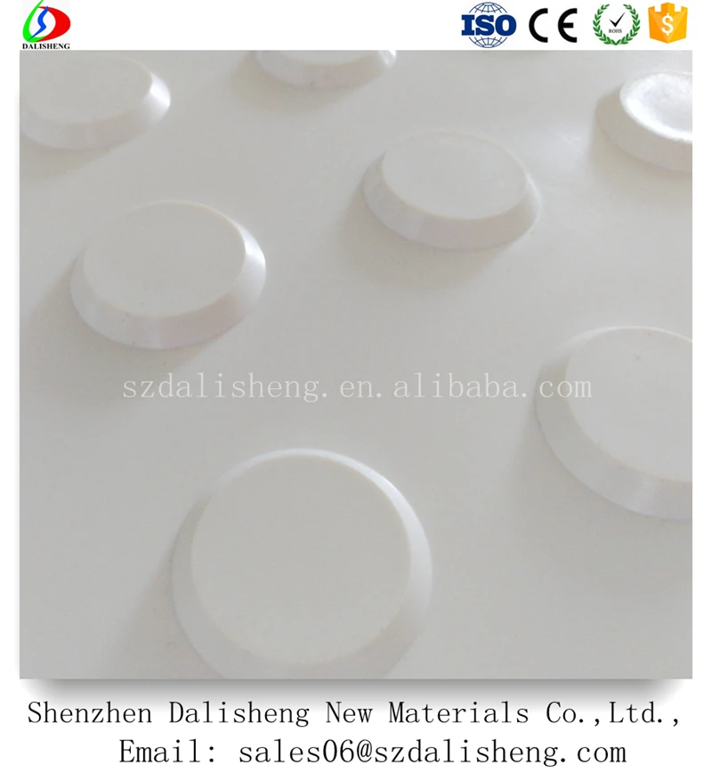 
Rubber Floor Mat Pedestrian Crossing Tactile Paving on stick 