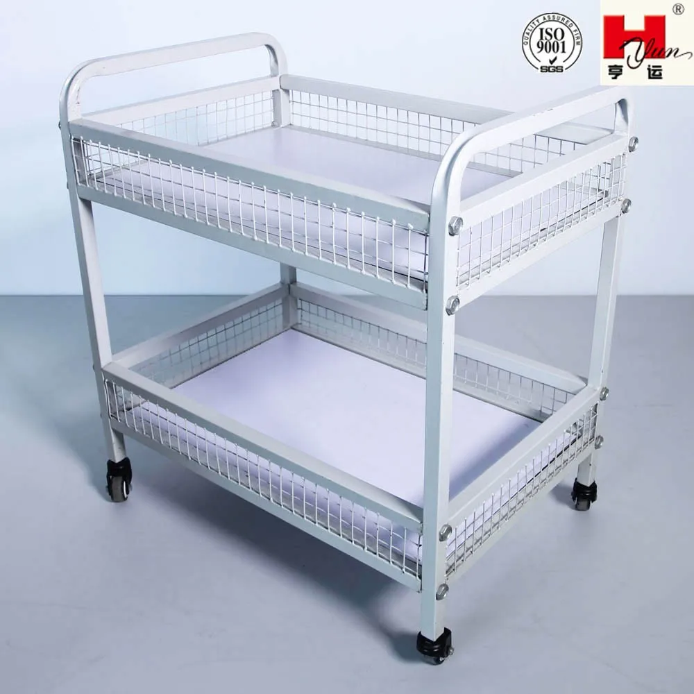 
Small Double-layer Sewing Room Trims Trolley for Garment Factory 