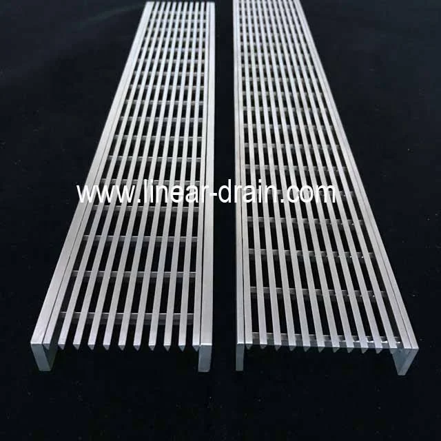 concrete industrial trench drain heelsafe grating in stainless steel