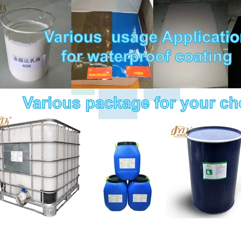 polymer modified bitumen emulsion styrene acrylic waterproof coating emulsion