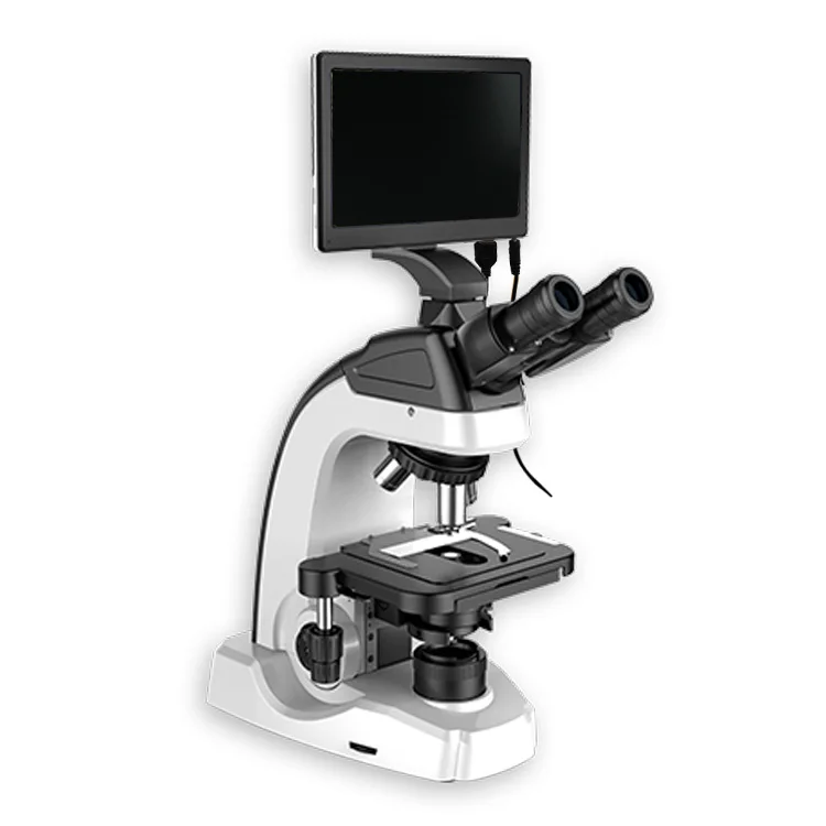 9.0 inch big screen HD LCD digital zoom microscope camera with built-in relay lens