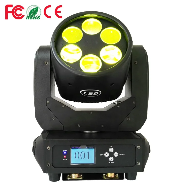 Pro Stage Disco DJ Nightclub KTV Bar Light 6x25 Watt 6x25Watt FX Rotate Kaleido Pixel 6x25W LED Moving Head Beam