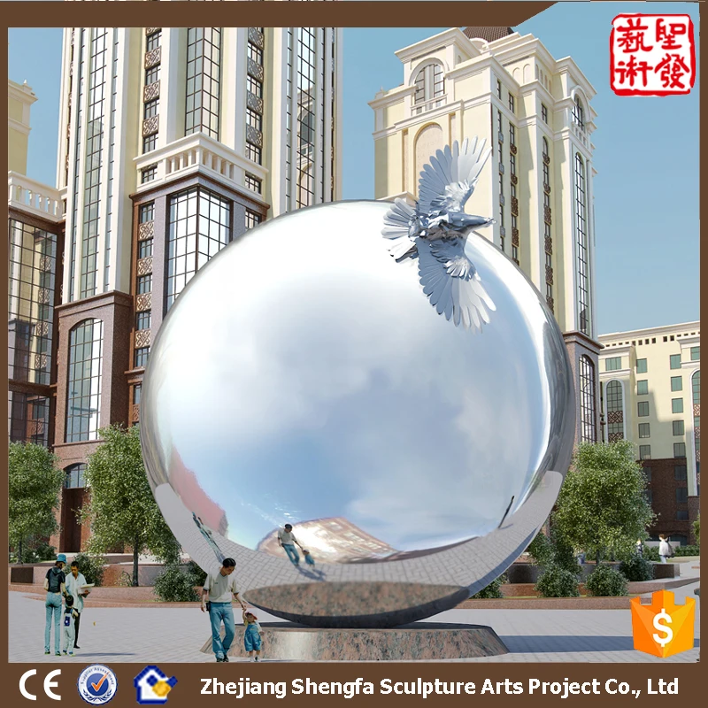 
Большая Современная известная металлическая скульптура из нержавеющей стали 304 для искусства животного для украшения сада 