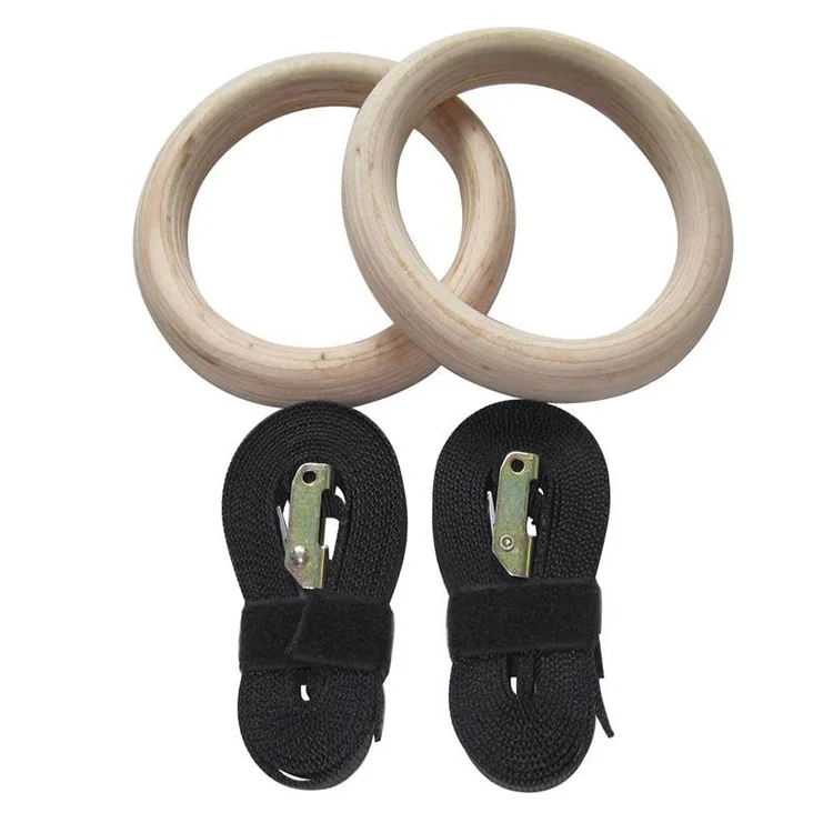 Gym Professional Adjustable Birch Wood Ring For Gymnastics