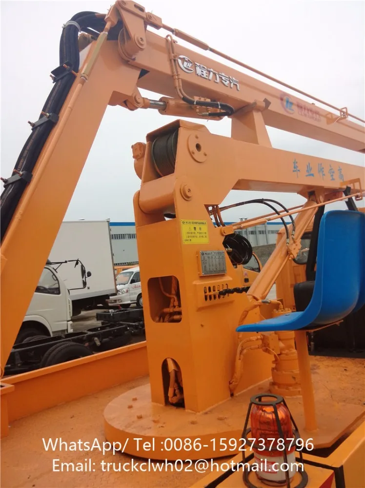 Electrical work height 10-18m insulated bucket trucks