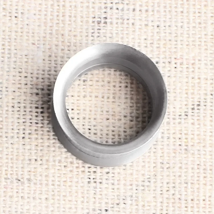 High Polish Single Flared Titanium Ear Flesh Tunnel Plug Piercing