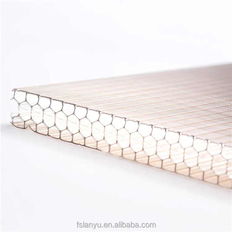 
polycarbonate multiwall honeycomb cardboard sheet for sale 