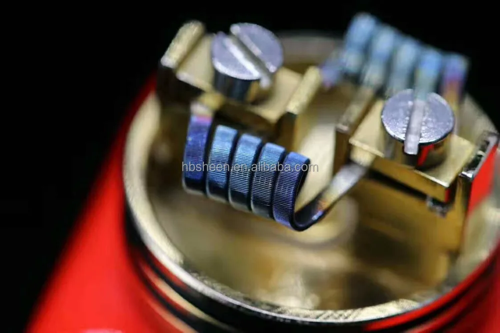 
Sweep coil/ quad fused clapton coil for RDA 28*4/40 double coil 0.11ohm hugh cloud and better flavor 