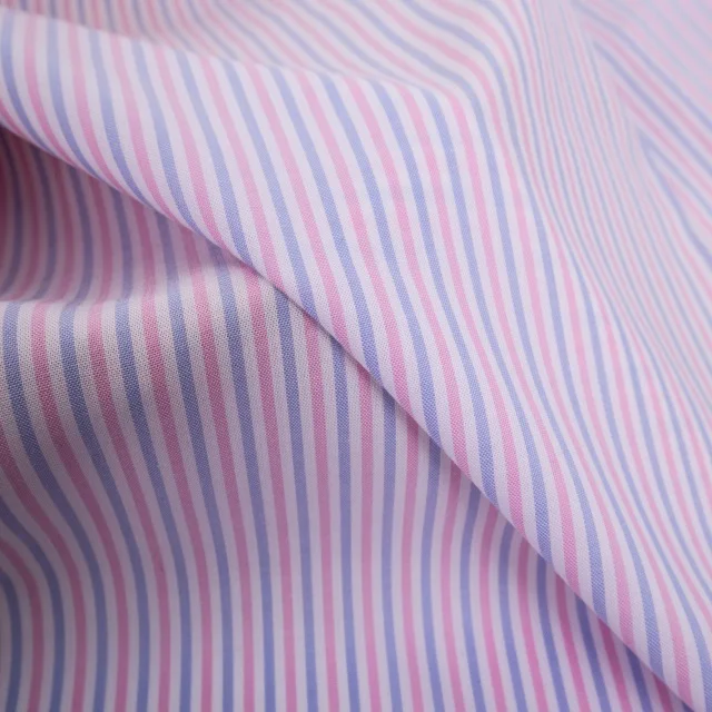 hot sale anti-uv breathable striped bamboo viscose blend mens shirting fabric