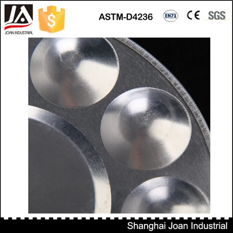 10 hole round aluminum metal paint palette