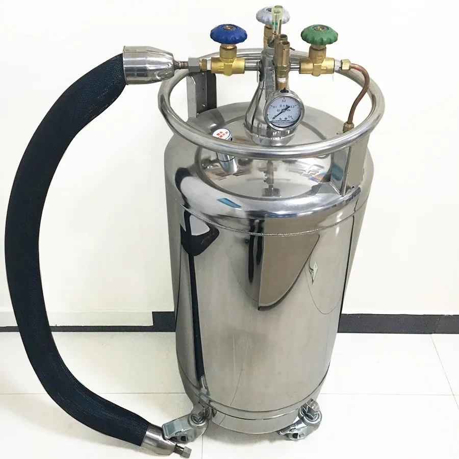 Stainless Steel Self-pressurized Cryogenic tank 30L YDZ-30  liquid nitrogen container