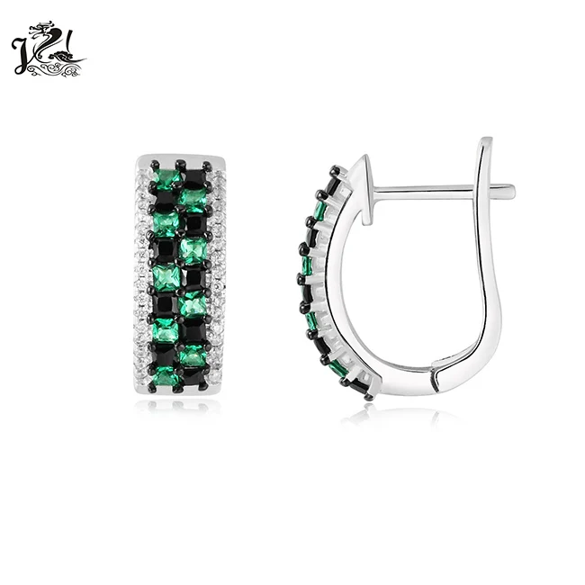 
Fashion Women Crystal Earring 925 Silver Earrings Stylish Jewelry Earrings 