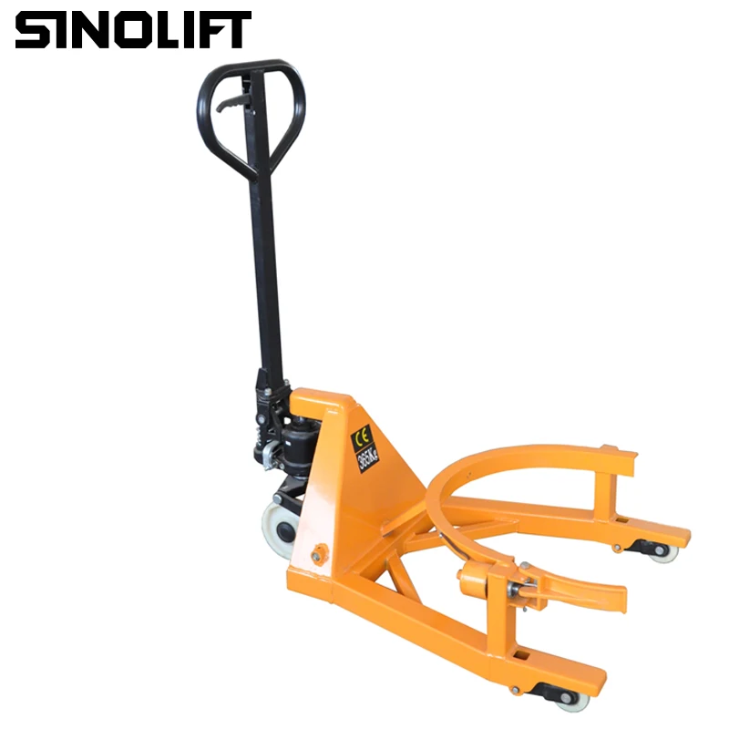 Sinolift HJ365 capacity 300kg manual hydraulic drum porter