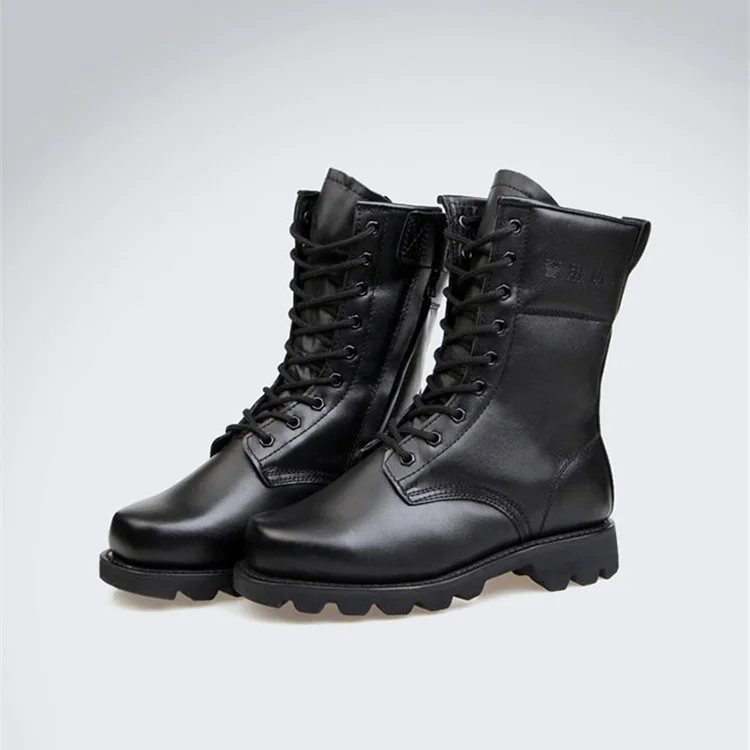 Китай поставщика из натуральной кожи военный спецназ безопасности сапоги